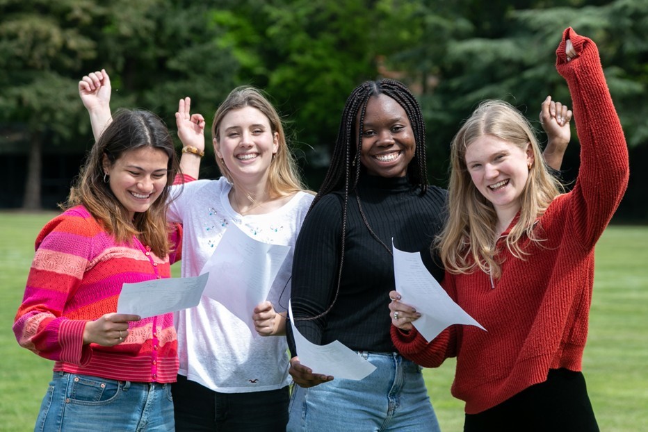 Heathfield School students celebrate exceptional A level results